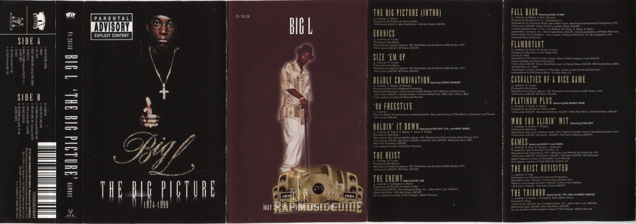 Big L - The Big Picture: Cassette Tape | Rap Music Guide